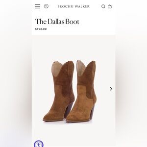 Brochu Walker Dallas Boot color Whiskey, size 7